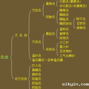 常见灸法的分类